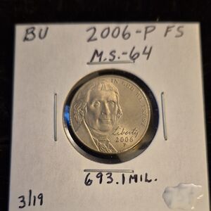 2006-P Jefferson Nickel Coin